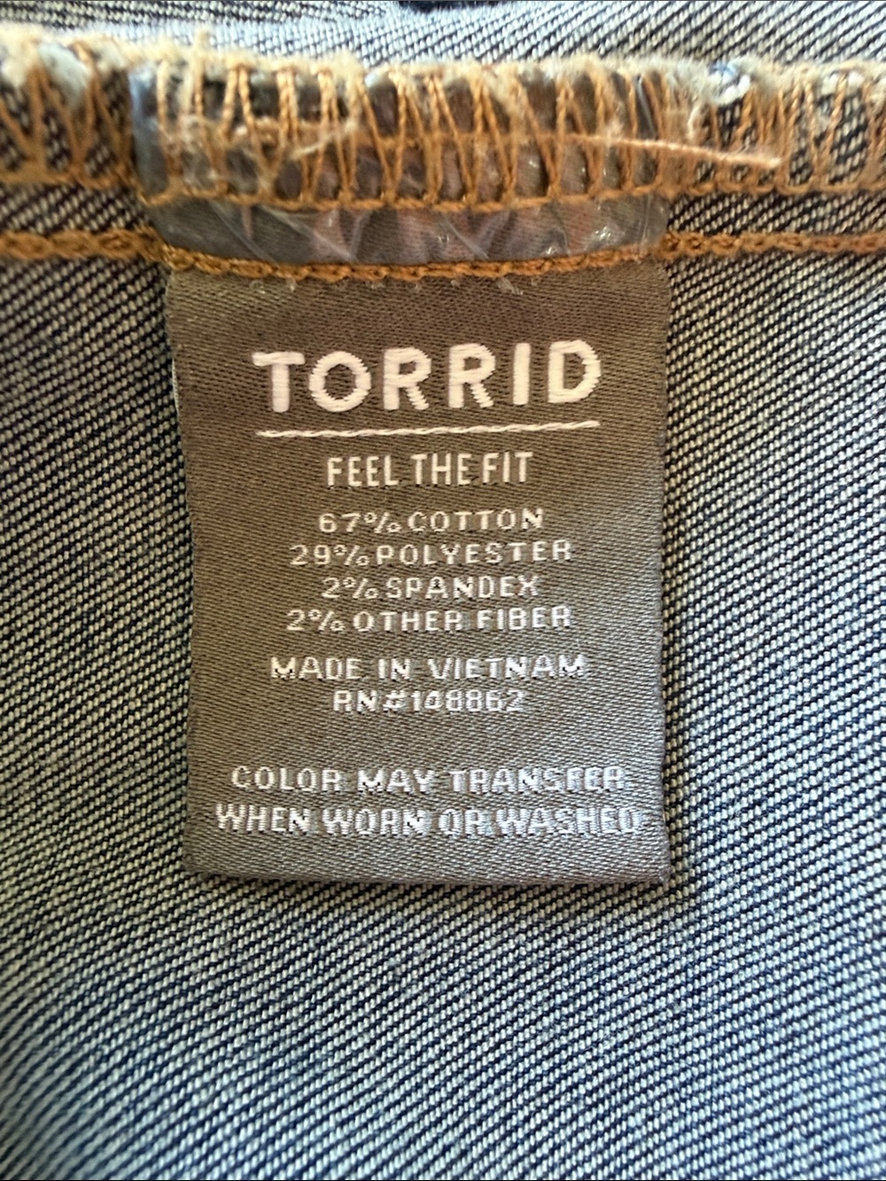 torrid denim jacket - Picture 5 of 5